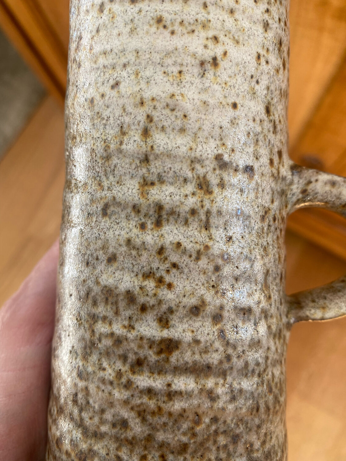 Vintage stoneware coffee set and ceramic cups