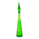 Green bottle, Empoli glass, Italy, Mid-century