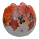 Round vase in glass paste by Legras, Nancy School