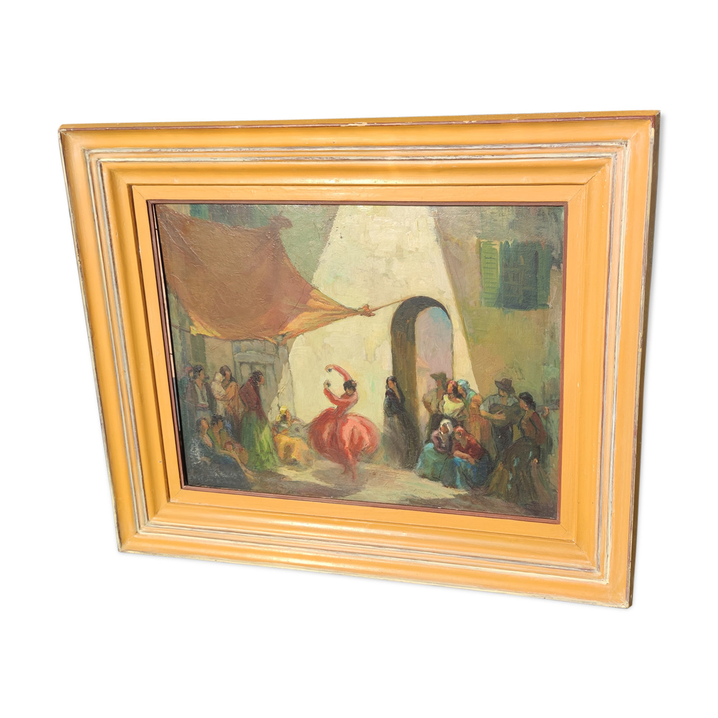 Painting by Gaston Cirmeuse, 1930/40