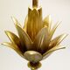 Maison Charles brass lotus desk lamp, 1960s