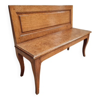 Banc en chêne antique, banc de hall