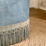 Pouf en velours