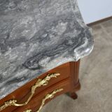 Commode Sauteuse en Acajou massif, style Louis XV – Fin XIXe