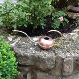 Red copper/vintage ball watering can 60s/70s