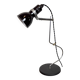 Vintage Black Bakelite Table Lamp , 1970s