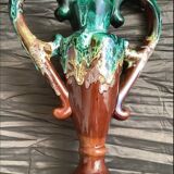 Vallauris Vase Vintage 2 handles Height 33 cm