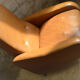 Vintage skai armchair