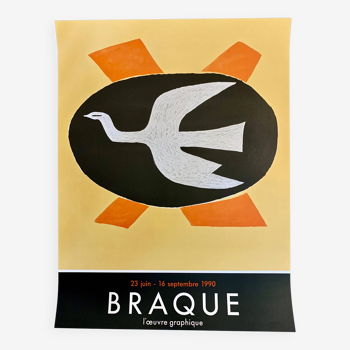 Four-color poster by Georges BRAQUE