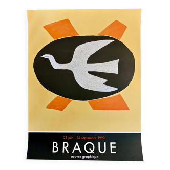 Affiche en Quadrichromie de Georges BRAQUE