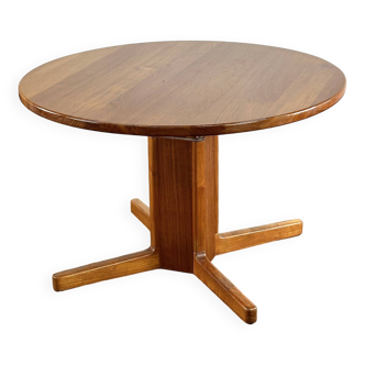 Adjustable vintage teak dining table and coffee table