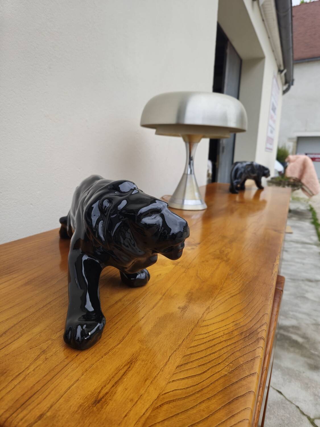 Enfilade Maison Regain in Oak with 3 vintage doors