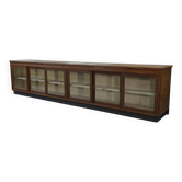 Large sideboard/cabinet with sliding glass doors