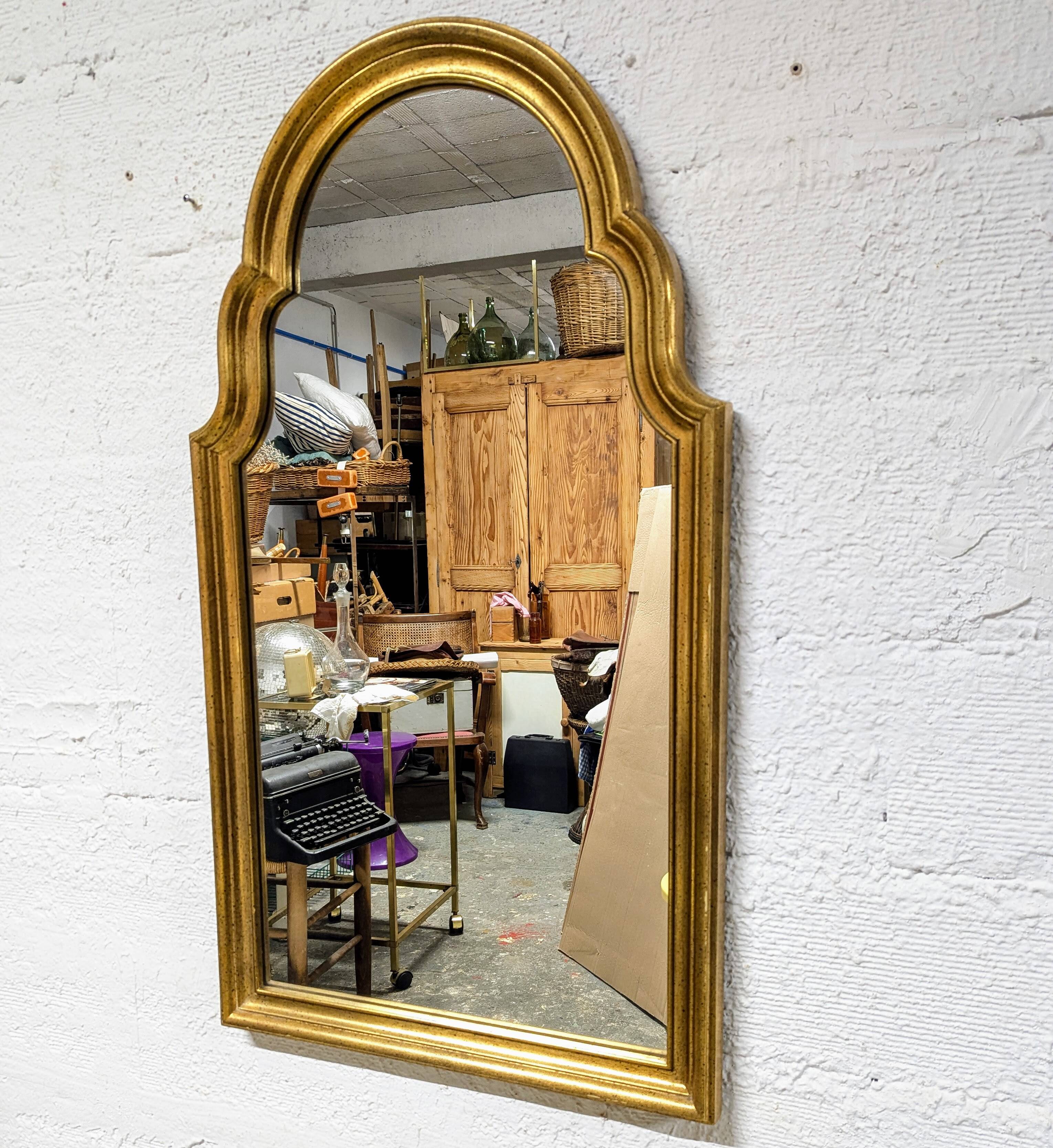 Miroir bois doré 105cm