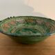 Tito Ubeda Spanish green ceramic fruit cup