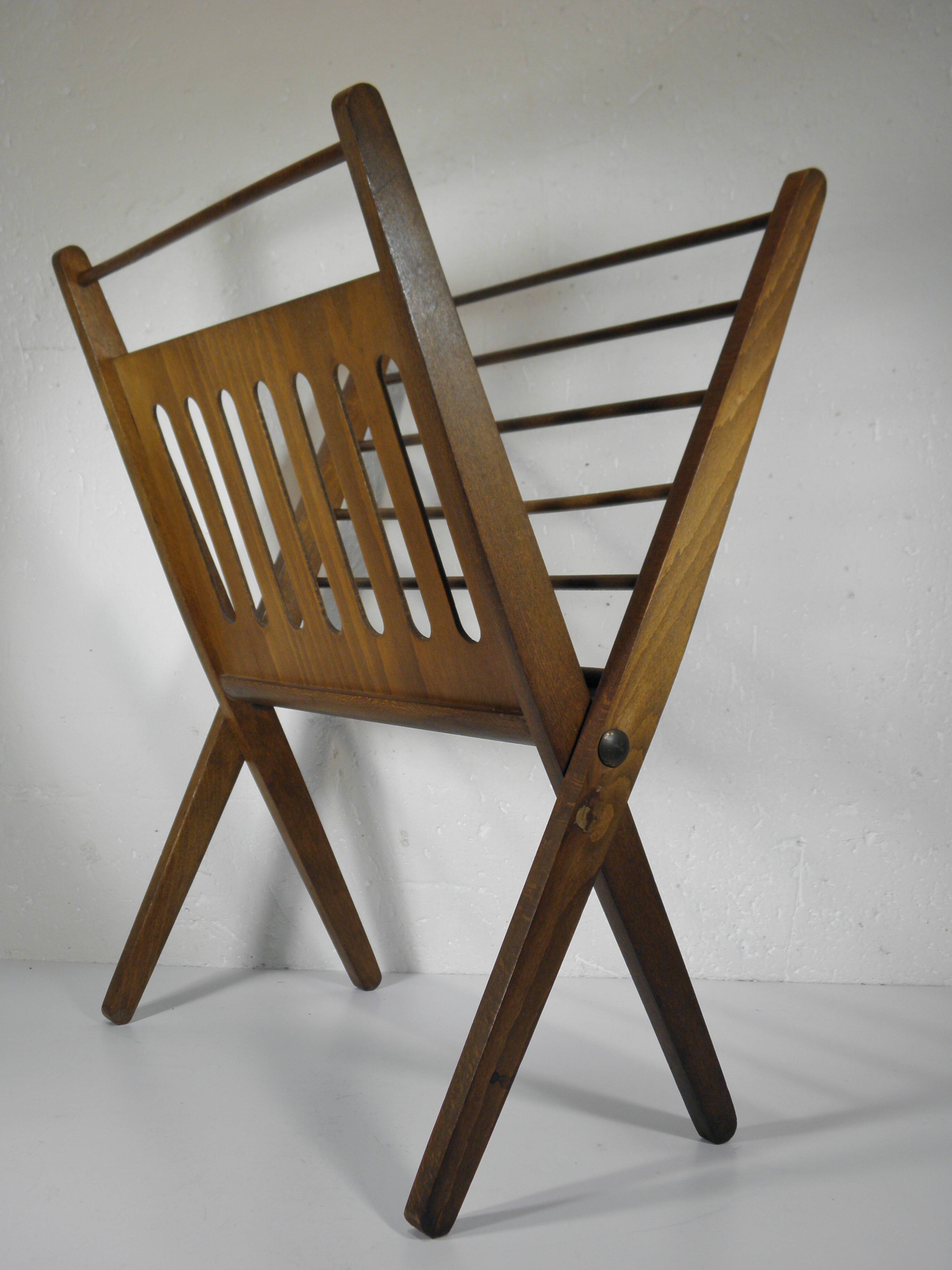 Cees BRAAKMAN folding MAGAZINE RACK - DESIGN 1960