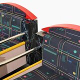 Pair of Memphis lounge chairs