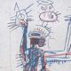 Jean-Michel Basquiat. Numbered color screenprint. 1990s.