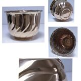 quatre cache-pot laiton vintage