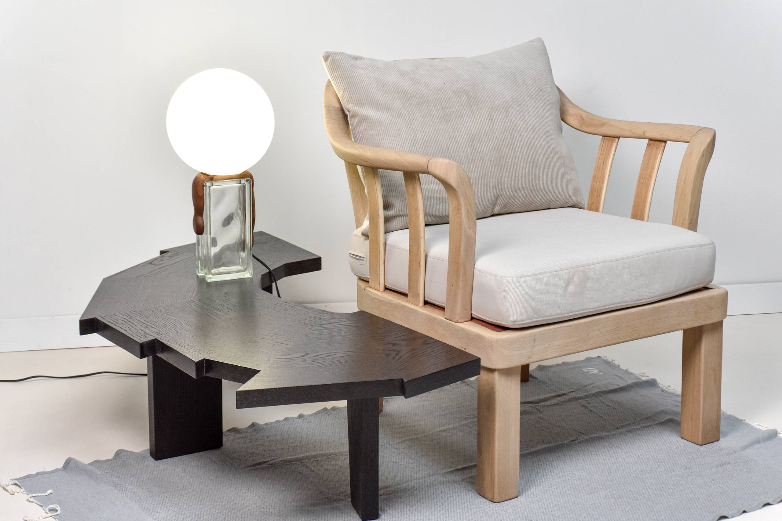 Oak armchair