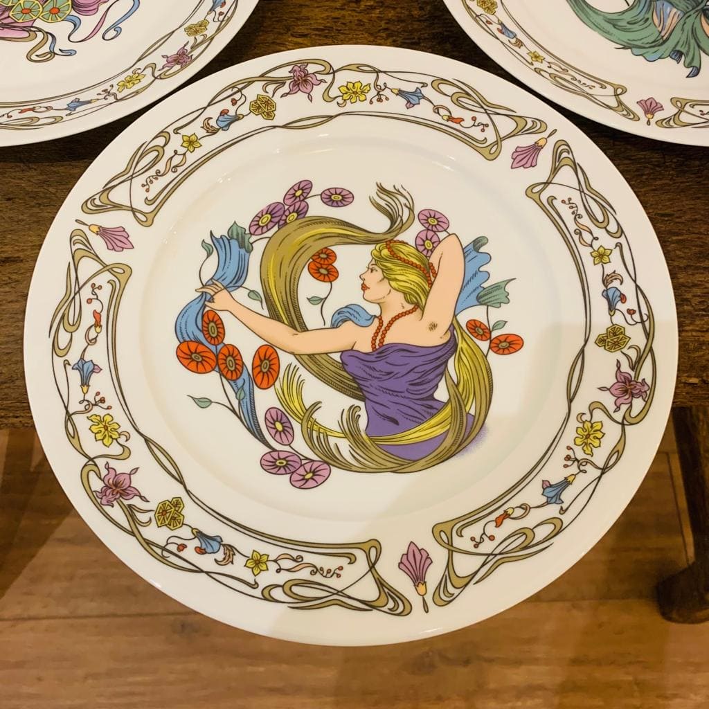 6 Limoges plates