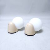 Pair of ball wall lights