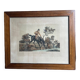 Engraving The Return of the Hunter by C. Vernet early 20th century
