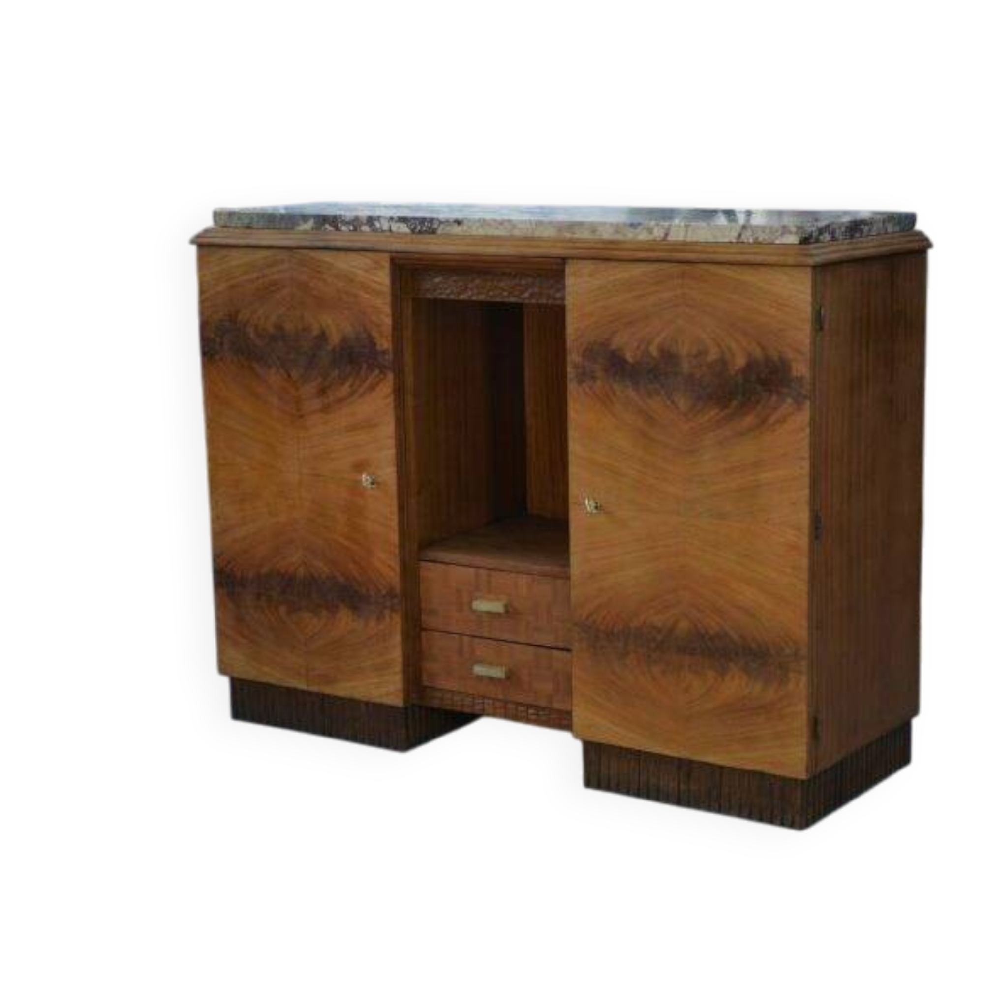 Art Deco Walnut Buffet, 1930s