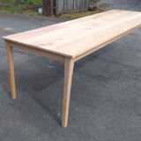 Farm table in raw oak 300cm