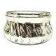 Art Deco sugar bowl, silver-plated brass, Germany, 1950s