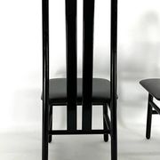 Mid-Century Set of four Zea dining chairs by Annig Sarian for T70. Italy 1980s