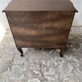 Commode XXeme 3 tiroirs chêne massif style Louis XV