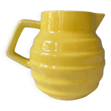 Ancien pichet jaune Ste Amandinoise St Amand