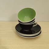 Coffee cups with saucers