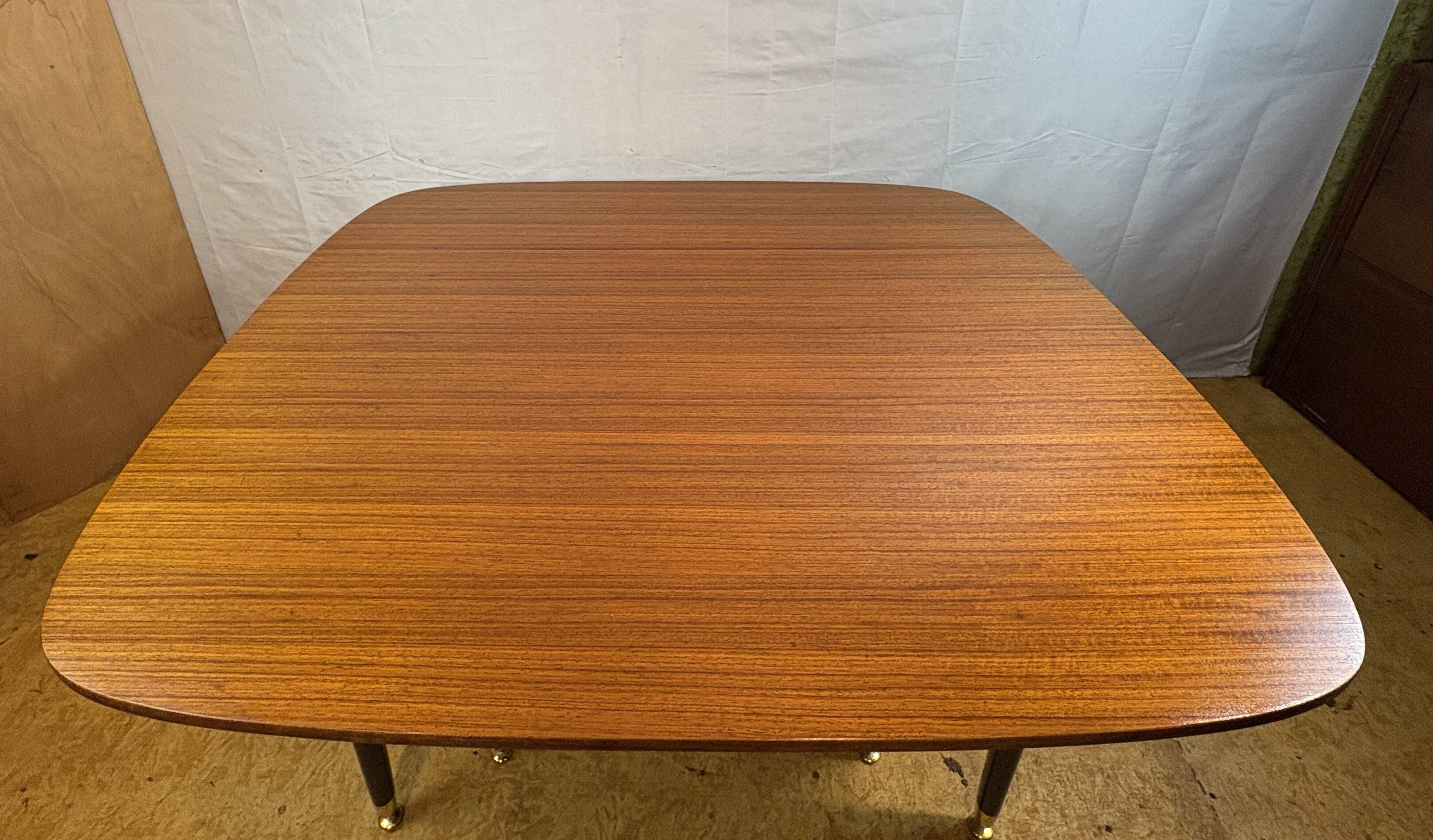 Mid Century Retro Vintage Teak & Tola Extending fold out Dining Table GPlan