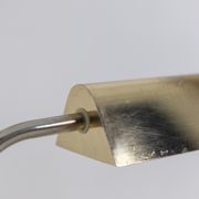Lampe de bibliothèque en laiton doré, années 1970