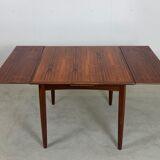 Square dining table in palisander by Lübke, 1960