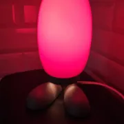 "Fjorton" red lamp by Tatsuo Konno for IKEA – Vintage 1990