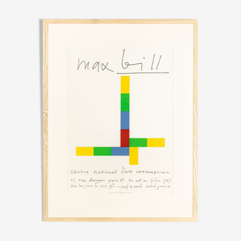 Poster Max Bill des années 1960