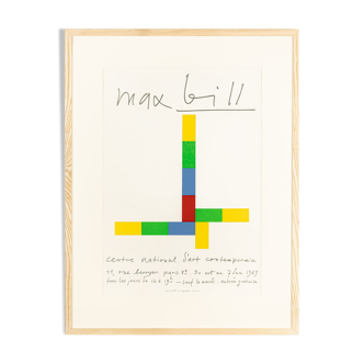 Poster Max Bill des années 1960