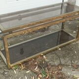 Console laiton vintage 1970