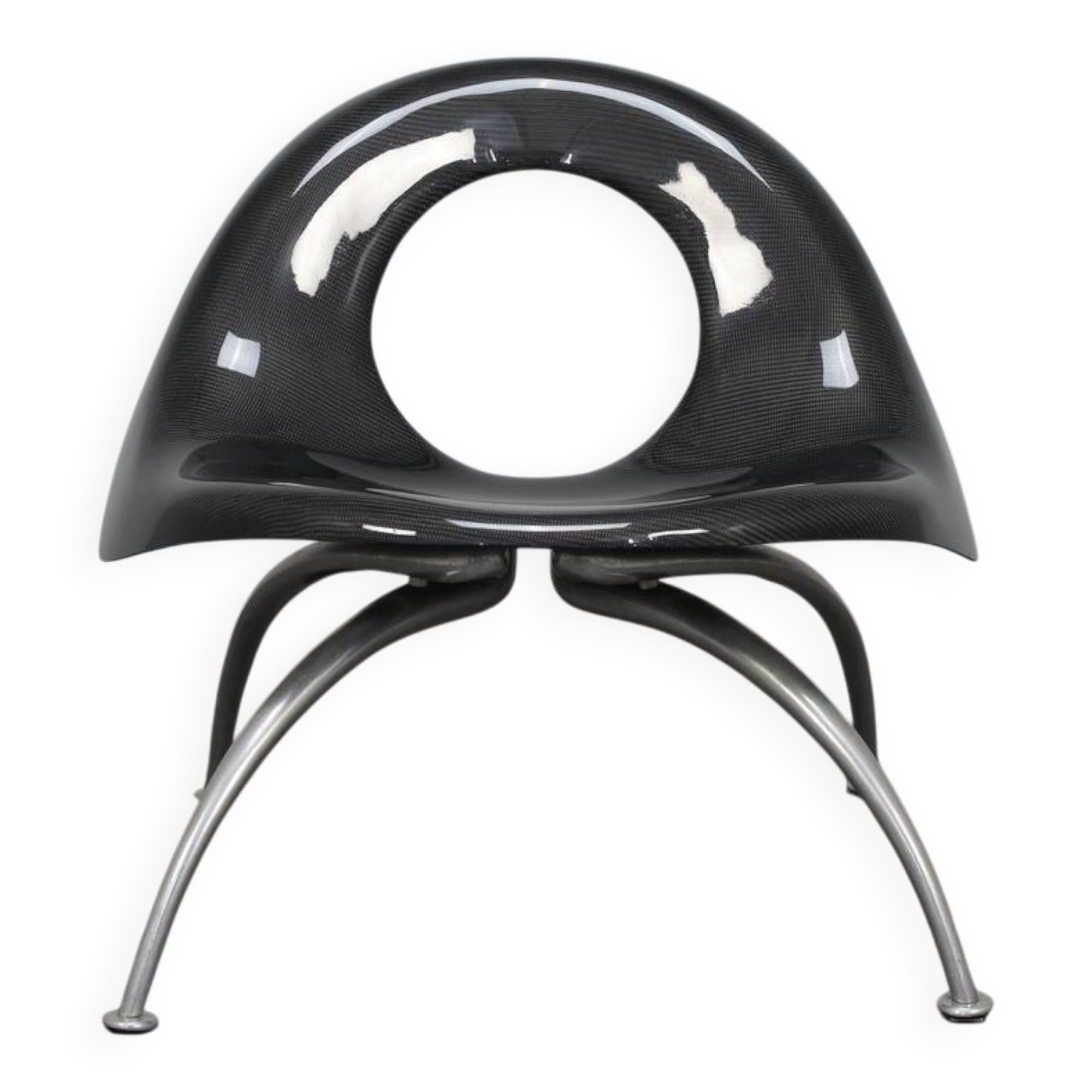 Very Rare Carbon Fibre “Elephant” Lounge Chair Herbert Schultes, Lensvelt