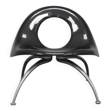 Fauteuil « Éléphant » en fibre de carbone très rare, Herbert Schultes, Lensvelt