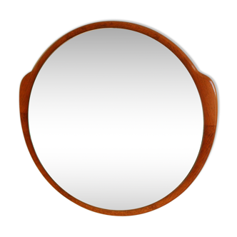 Fins teak mirror 1960s  51x48cm