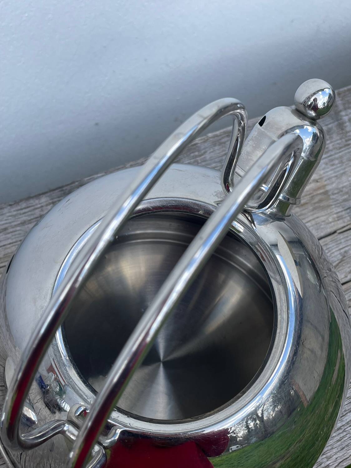 Bouilloire inox design 1980