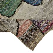 Tapis boho recyclé turc fait main 165 cm x 255 cm