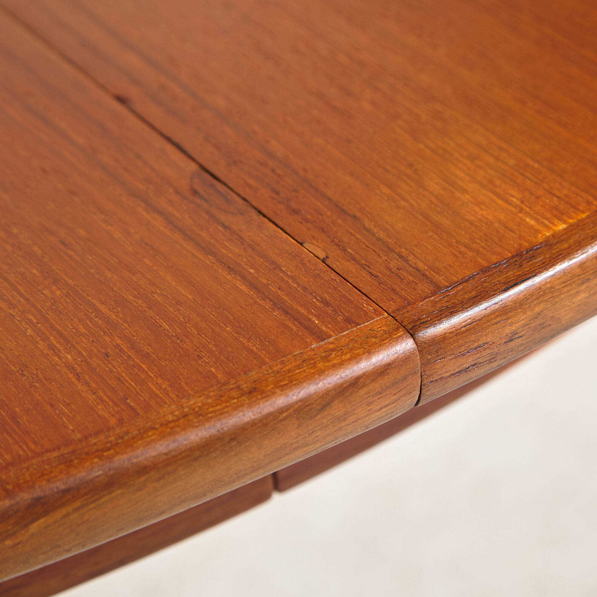 Restored teak dining table
