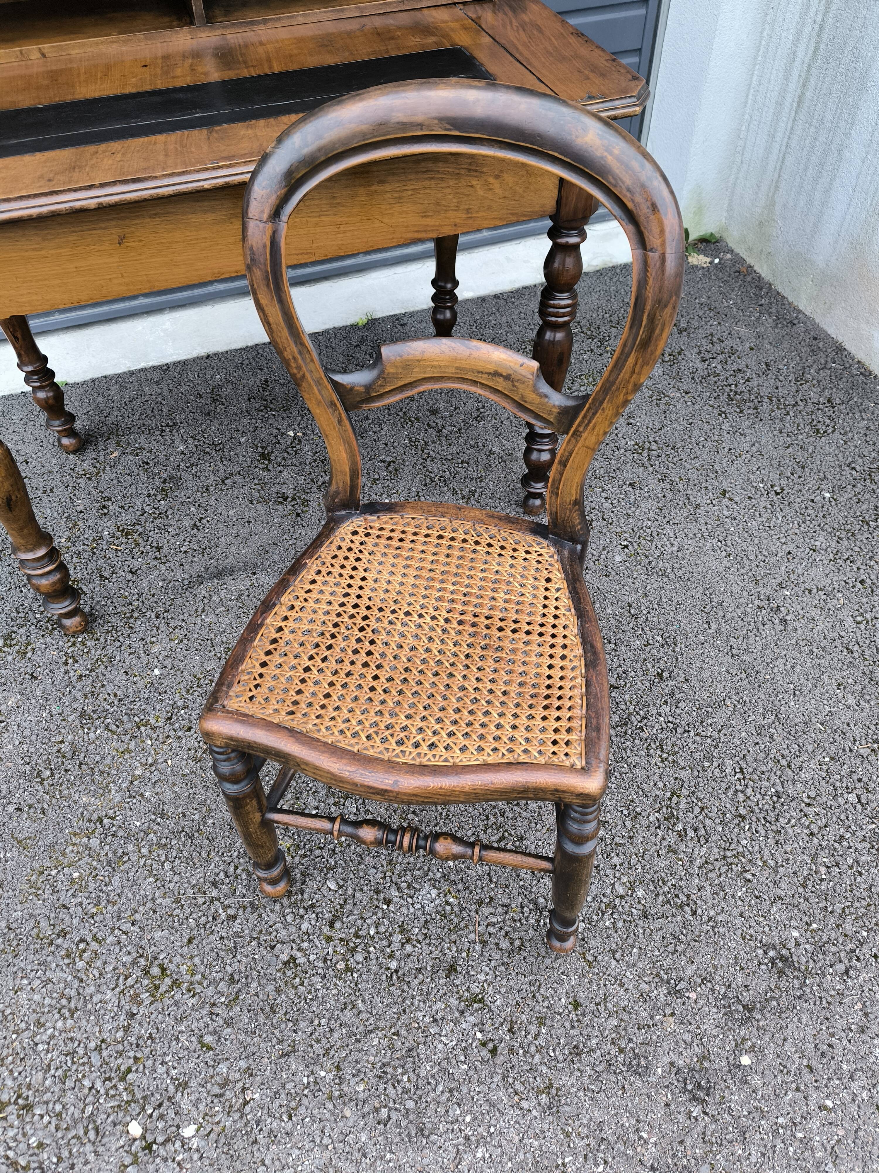 Louis Philippe style stepped flat desk