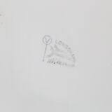 Longchamp dessert service, 10 plates and 1 dish, Vintage