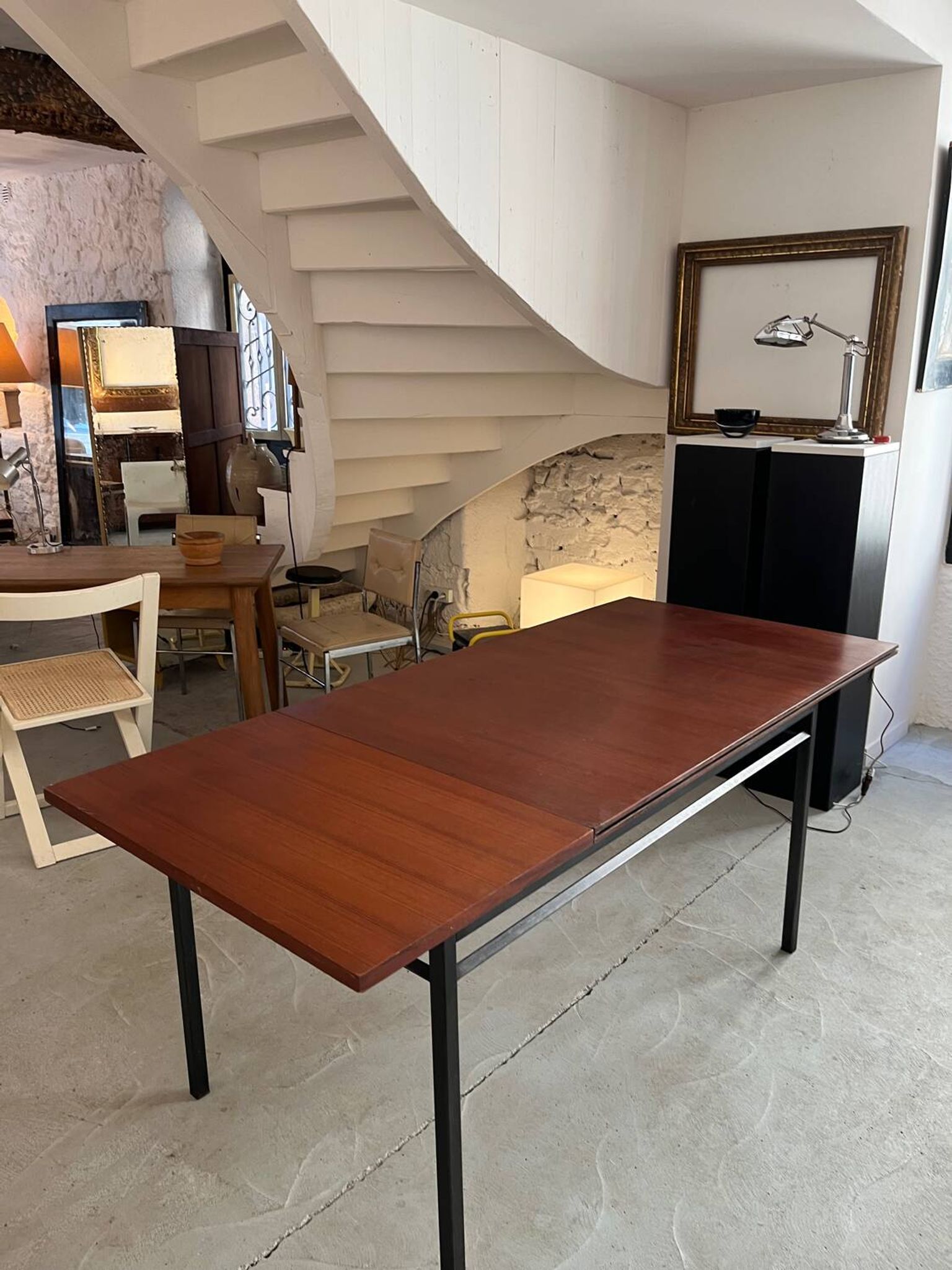 Mahogany table from the 1950s